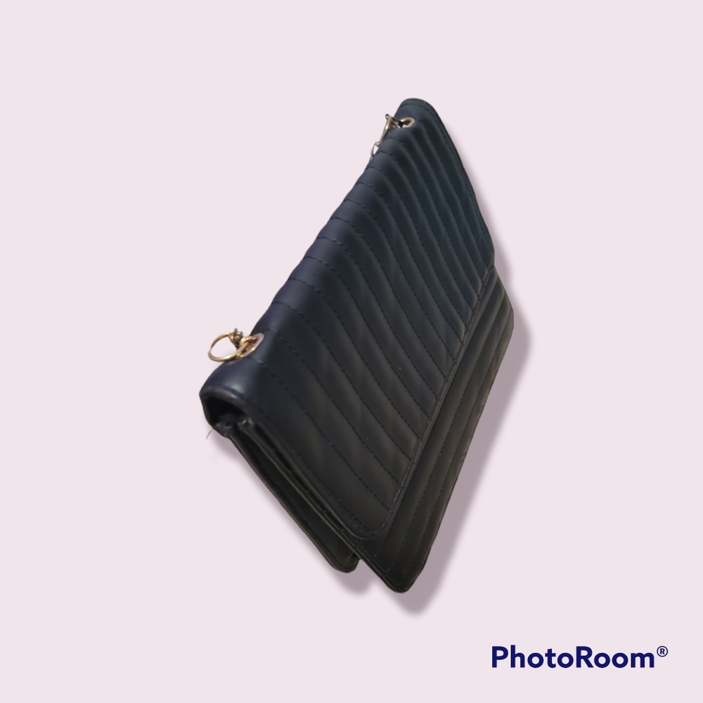 A black purse